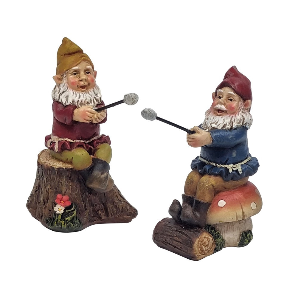 Gnomes Toasting Marshmallows - 2 Assorted