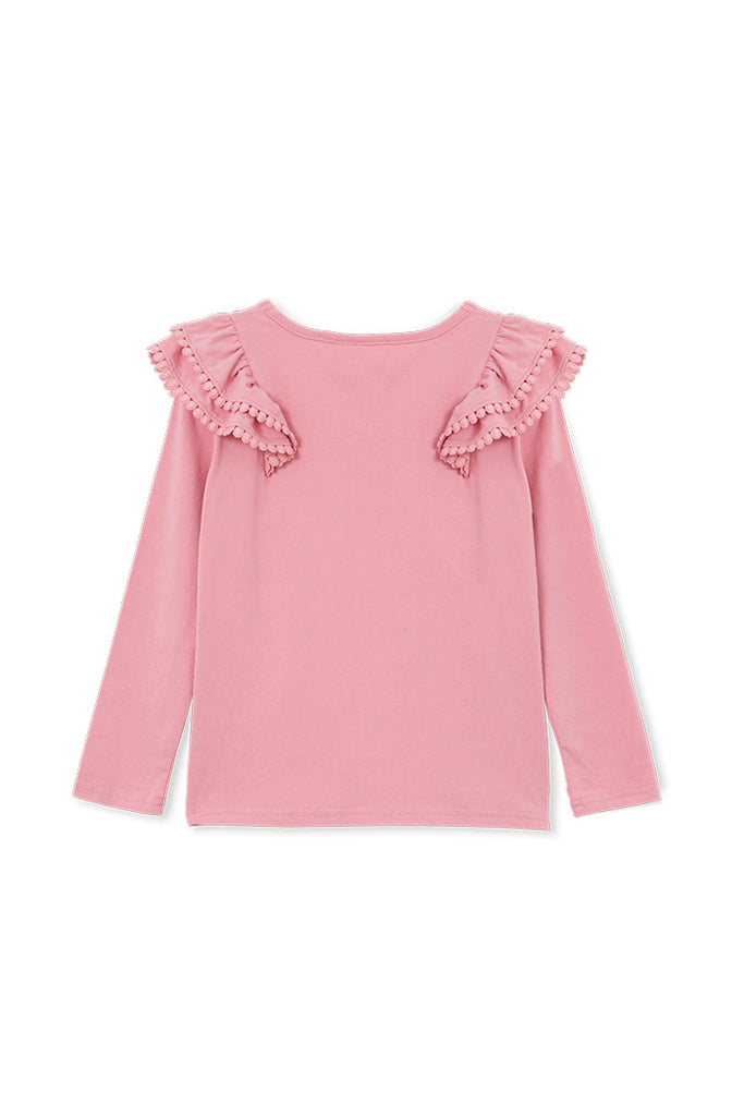 Dusty Pink Detail Baby Tee