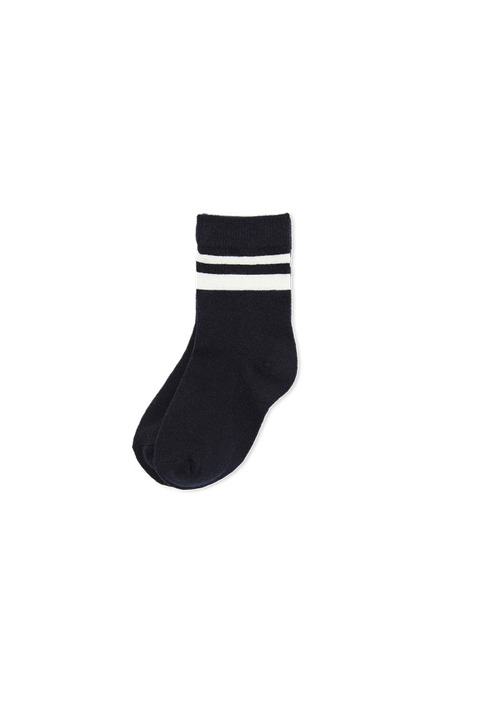 Navy Stripe Socks