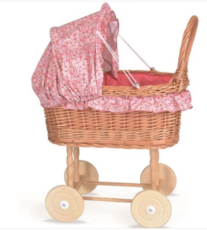 WICKER PRAM JULIA