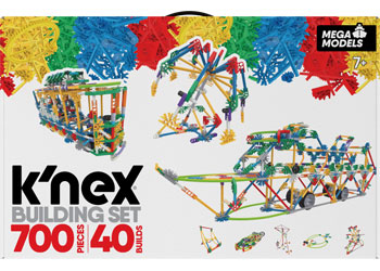 knex - Mega Motorized 700 pieces 40 builds