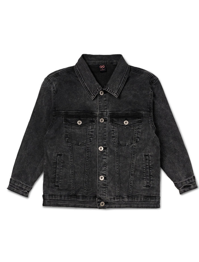 MIA DENIM JACKET - BLACK WASH