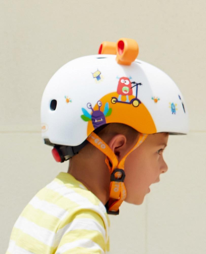 Micro Kids Scooter Bike Helmet 3D - Monster