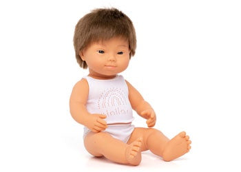 Baby Doll - Caucasian Boy with Down Syndrome 38cm