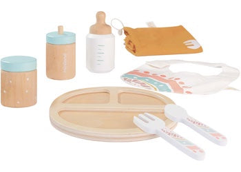 Doll Wooden Feeding Set