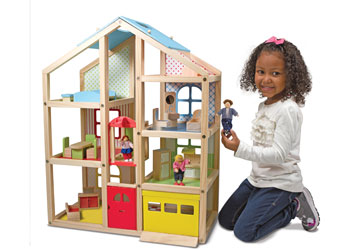 Hi-Rise Doll House with Furniture