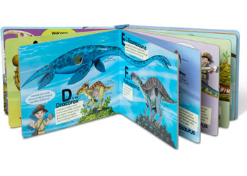M&D - Poke-A-Dot - Dinosaurs A to Z Book