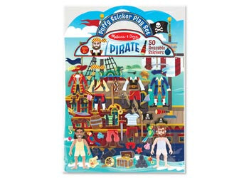Reusable Puffy Sticker Play Set - Pirate