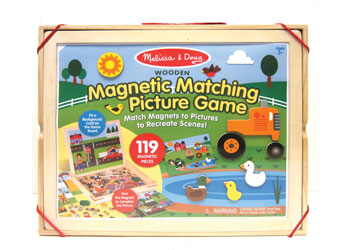M&D - Wooden Magnetic Picture Game