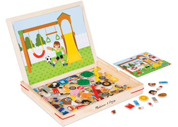M&D - Wooden Magnetic Picture Game