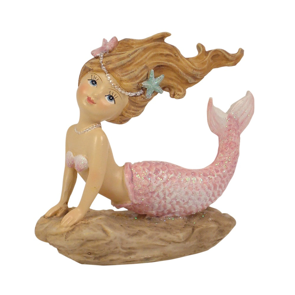 Mermaid on Rock 9.5cm