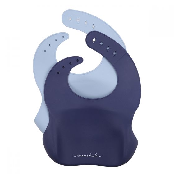 WHALE SILICONE BIBS 2 PACK