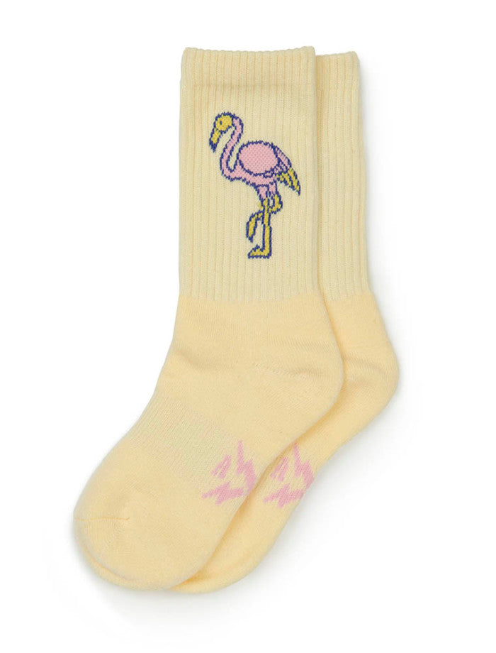 PEACE FLAMINGO SOCKS