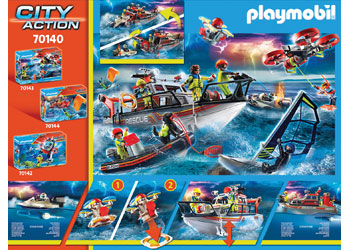 Playmobil - Fire Rescue with Personal Watercraft