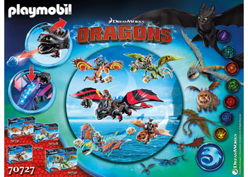 Playmobil - Dragon Racing: Hiccup and Toothless
