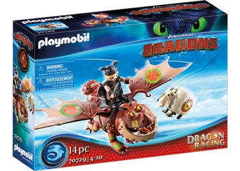 Playmobil - Dragon Racing: Fishlegs and Meatlug