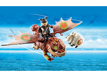 Playmobil - Dragon Racing: Fishlegs and Meatlug