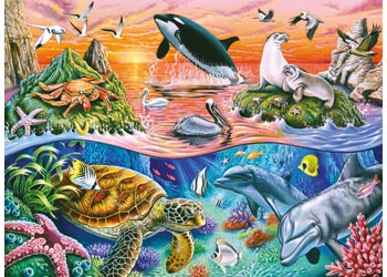 Beautiful Ocean Puzzle 100 pieces
