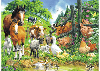 Animal Get Together 100pc Puzzle