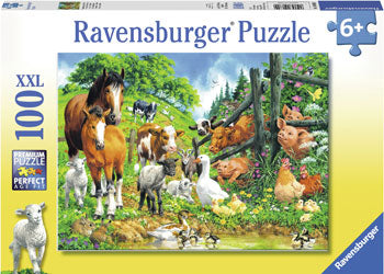 Animal Get Together 100pc Puzzle