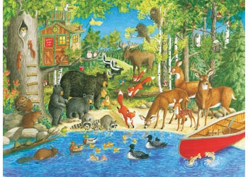 Woodland Friends Puzzle 200 pieces