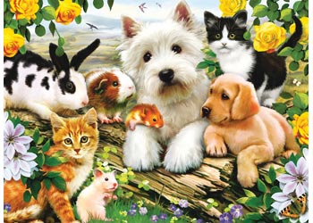 Happy Animal Babies Puzzle 300pc