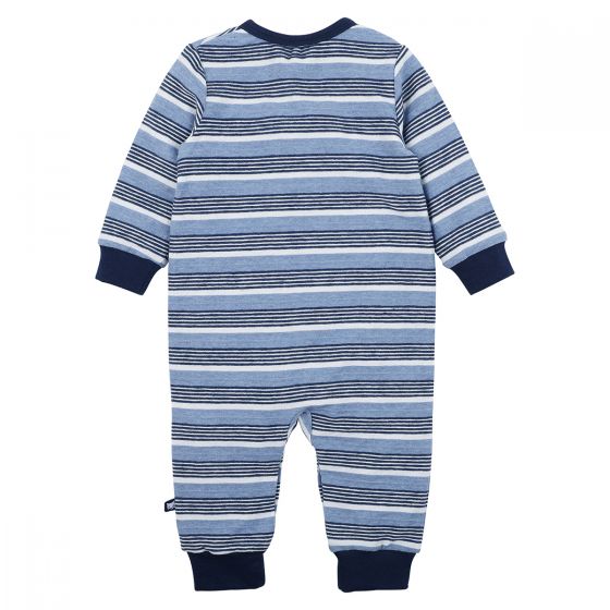 OTTER STRIPE HENLEY ROMPER