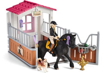 Schleich - 42437  Horse Stall with Tori & Princess