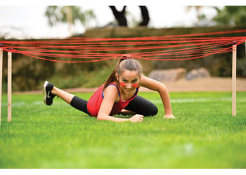 Slackers - Ninja Obstacle Course w/bounce balls