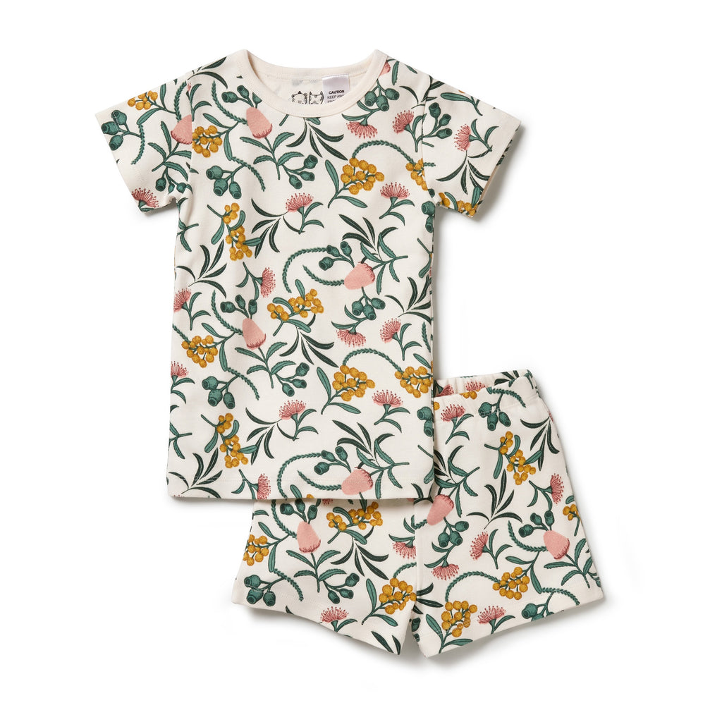 Organic Short Sleeve Pyjama - Nixie Fleur